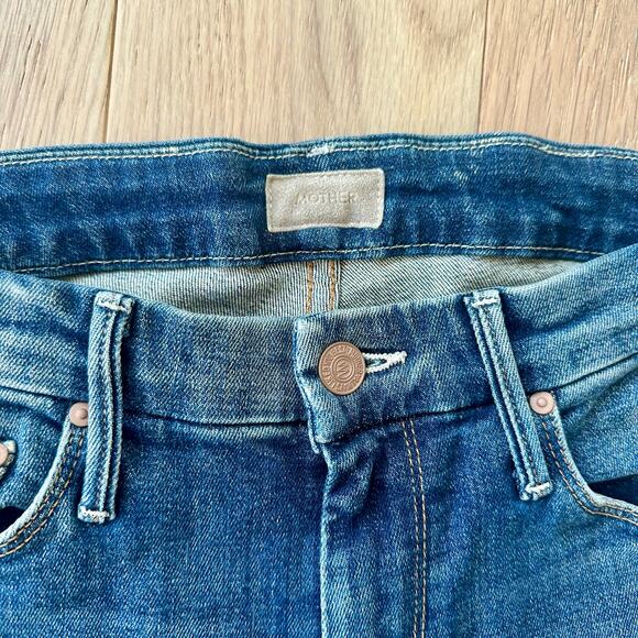 Mother Jeans Looker Ankle Step Fray Size 26 NWT - Picture 3 of 7